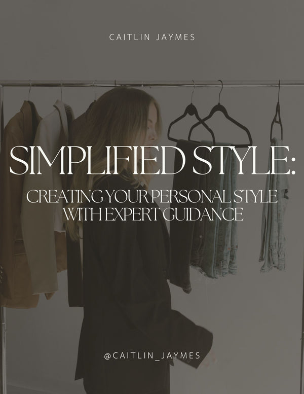 Simplified Style: Creating your personal style with expert guidance